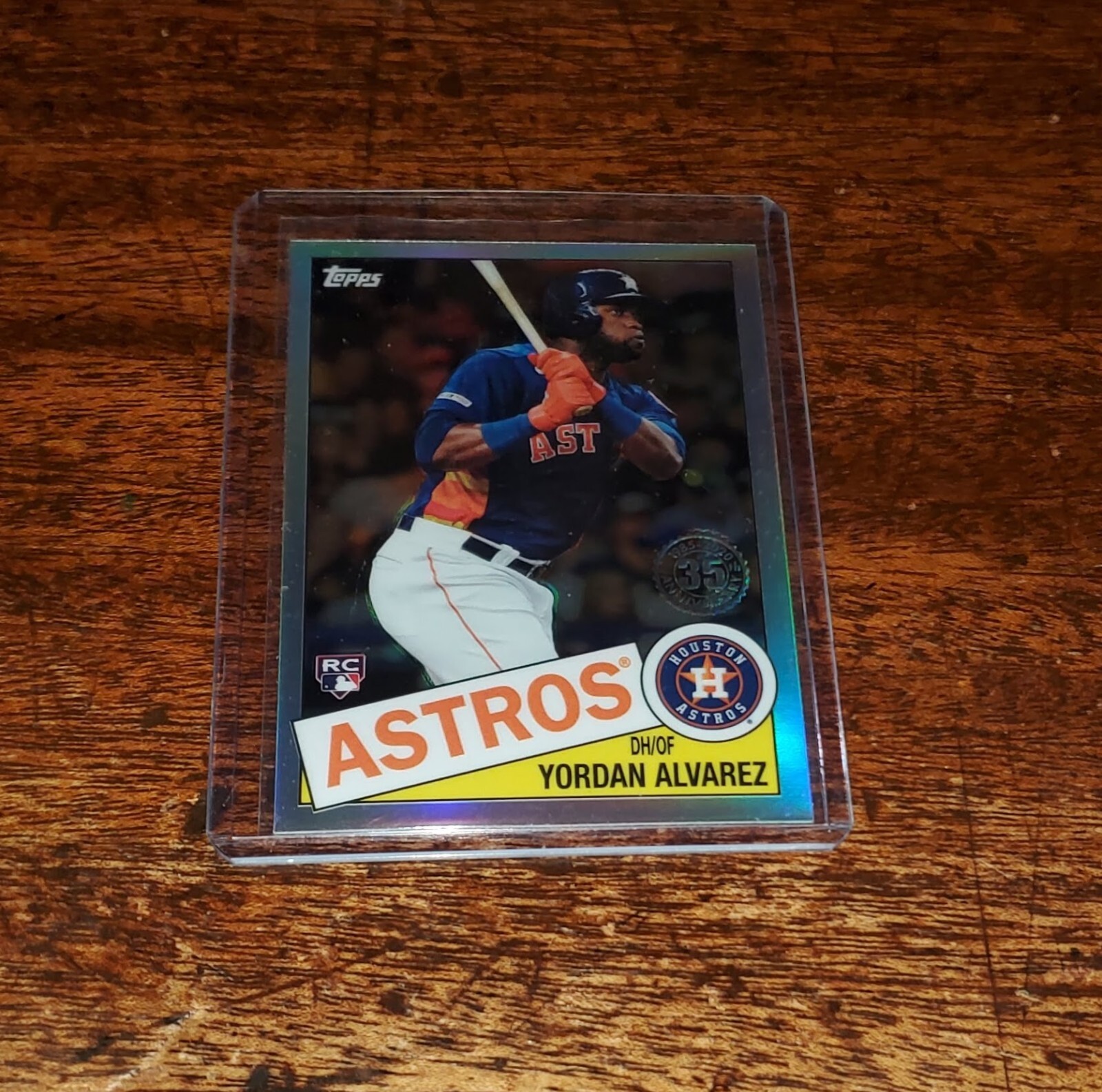 YORDAN ALVAREZ RC 2020 TOPPS CHROME REFRACTOR #85TC-4 HOUSTON ASTROS ROOKIE!