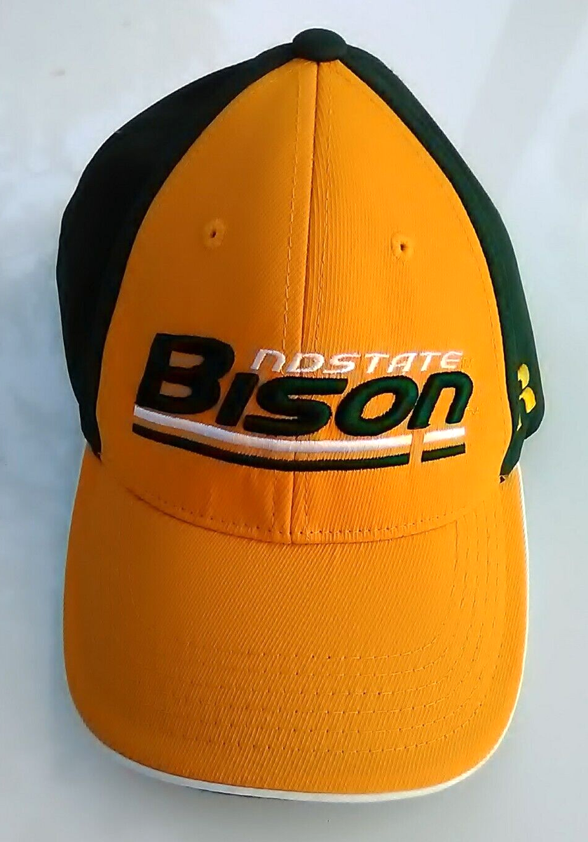 North Dakota State University Bison Baseball Cap - Adjustable Cloth Strap Hat, Embroidered NDSU Logo - View #2