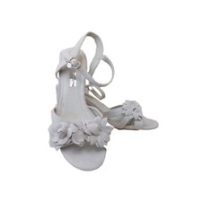 XTI TENTATIONS  Size UK 5 Light Grey Suede Slingback Heels  Worn Once Preloved