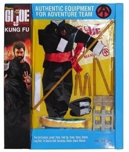 12″ GI Joe Club / convention Exclusive Kung Fu Uniform Set sealed
