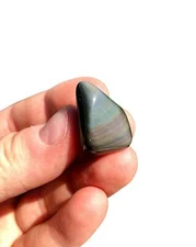 Rainbow Obsidian Tumbled Stone - Polished Rainbow Obsidian Crystal from Mexico