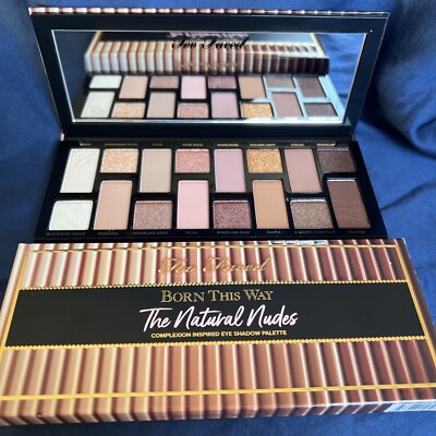 The Natural Nudes ~ Too Faced Born This Way  16 colors Eye Shadow Palette BNIB