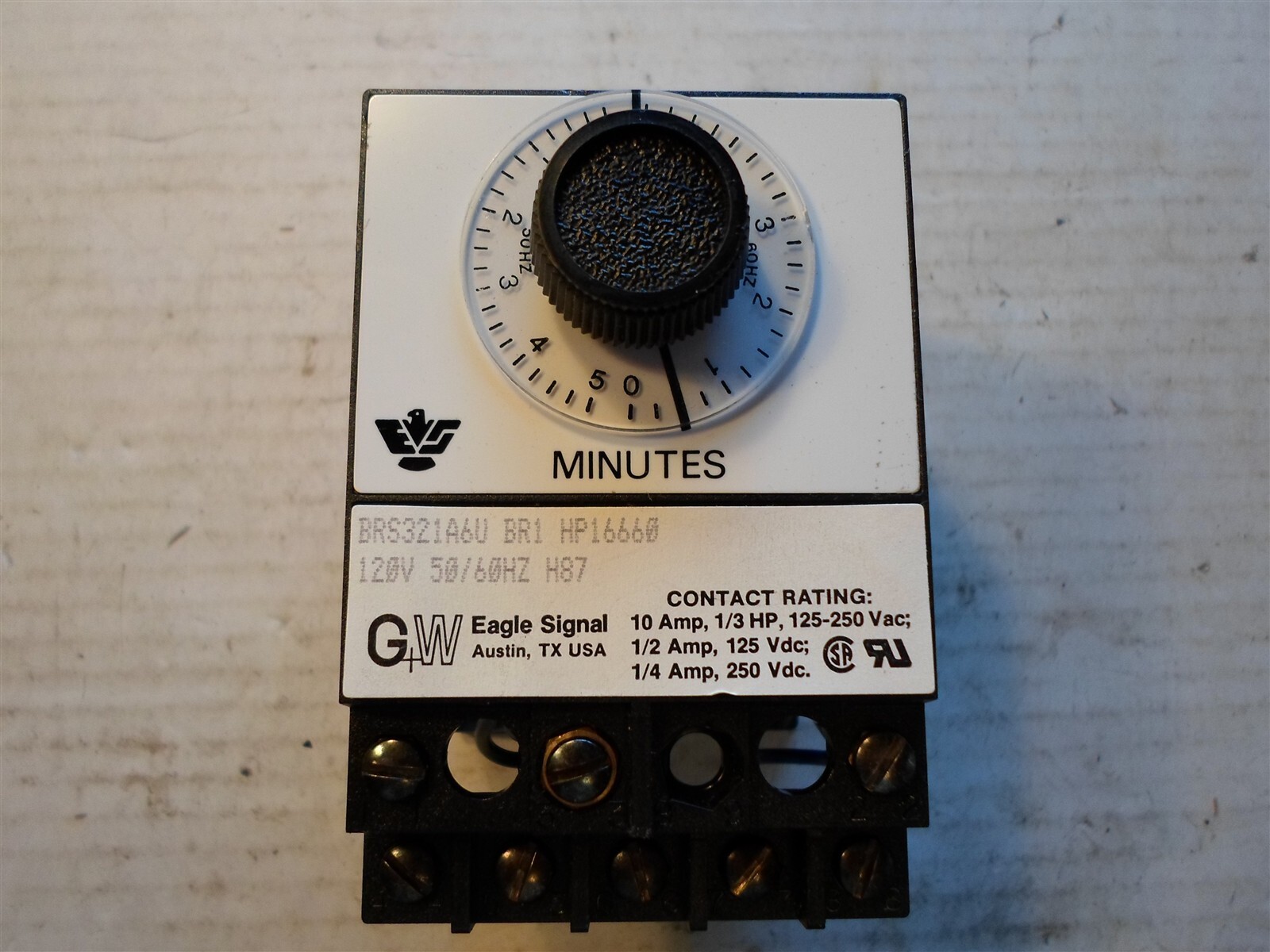 NEW: Eagle Signal Reset Time BRS321A6U BR1 HP16660 120 V 50/60HZ H87
