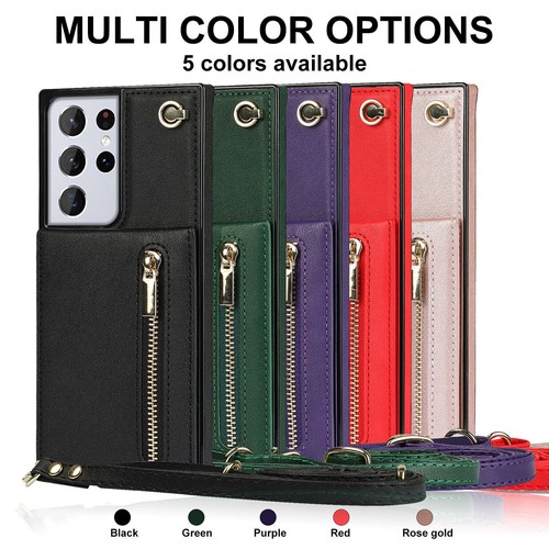 Leather Phone Case For Samsung Galaxy S24 Ultra S23 S21 S22 S10 S9FE Ultra Plus - 第 3/11 張圖片