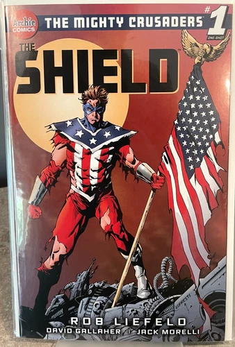 The Mighty Crusaders: The Shield #1 (Archie Comics, 2021) Variant Cover C