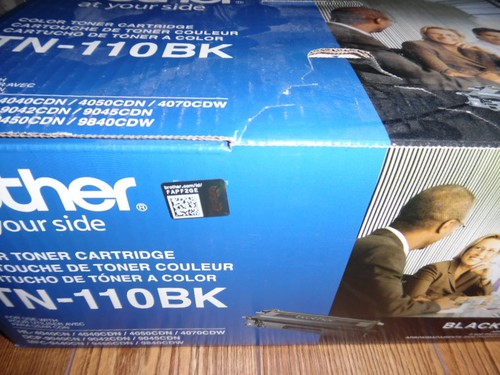 Neu Original versiegelte Verpackung Brother TN-110BK schwarze Patrone - Bild 2 von 7