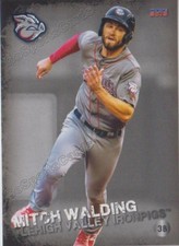2018 Lehigh Valley IronPigs Mitch Walding RC Rookie Philadelphia Phillies