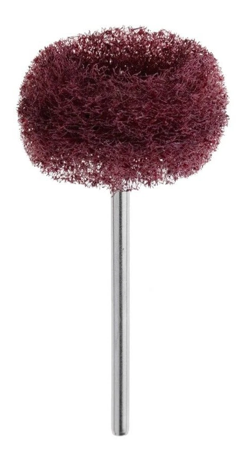 Hatho Scotch Brite™ Mounted Polishing Wheel, Fine 1" (25mm), 12-pack 1670091