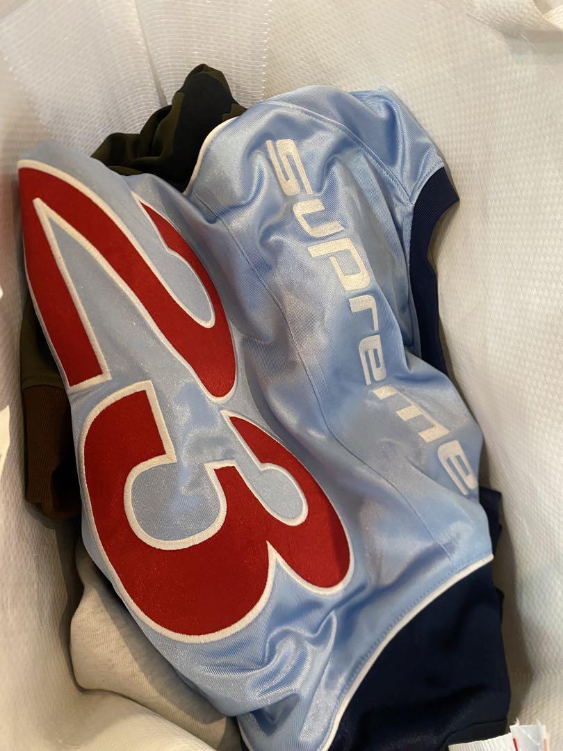 Supreme x Jordan Warm Up Jersey Blue FW24 Msize | eBay Supreme x Jordan Warm Up Jersey Blue FW24 Msize | eBay