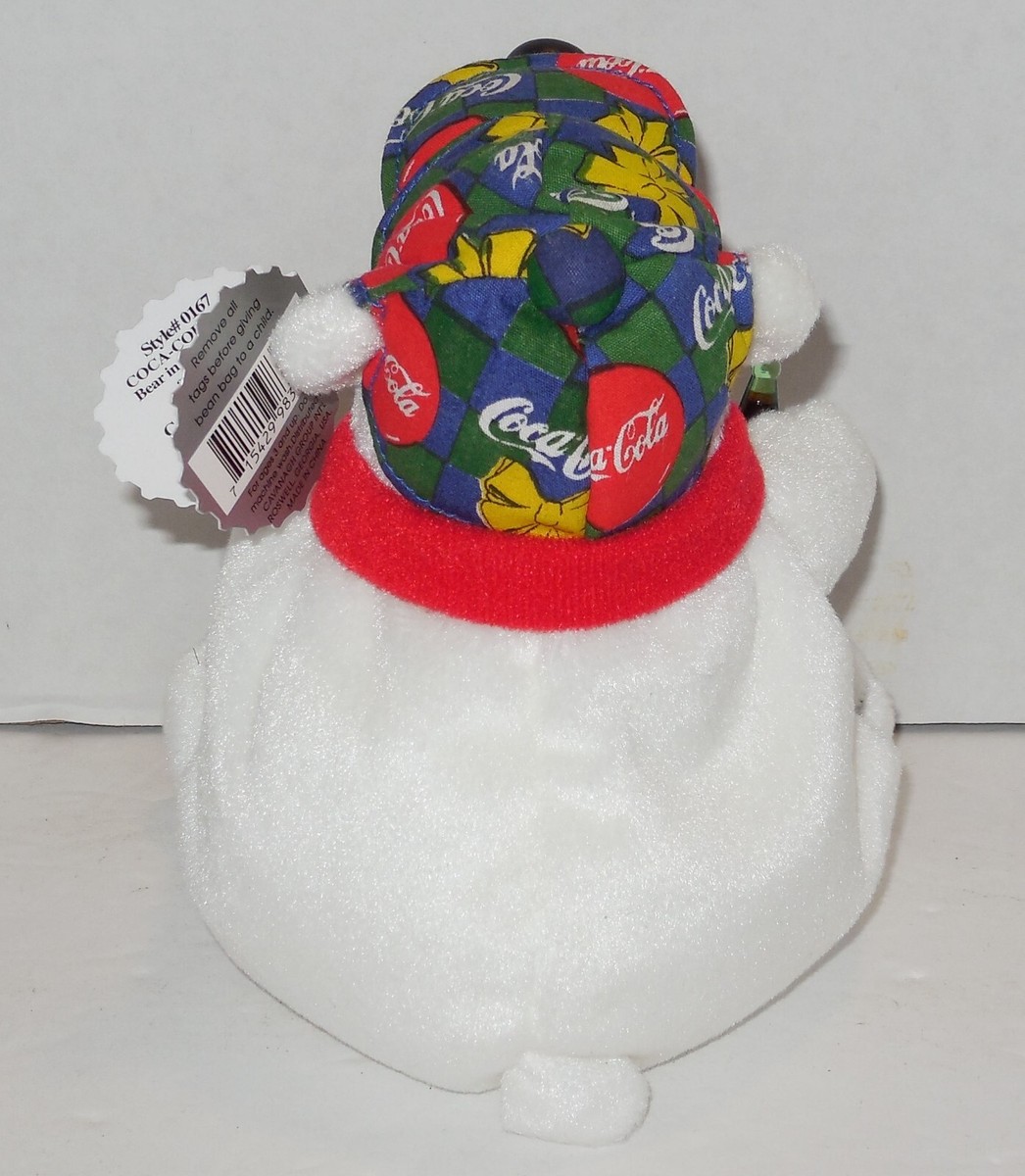 Coca-Cola Polar Bear In checker Cap 8