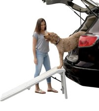 Pet Gear Free Standing Foldable Pet Ramp No Assembly Portable Up to 200 lbs Gray