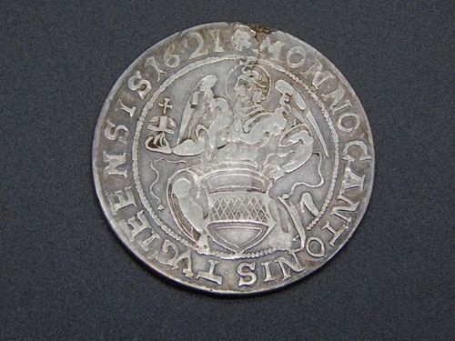 1621 Switzerland Cantons Zug Silver 1/2 Thaler