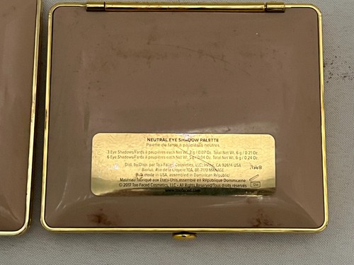 Too Faced Natural Face Blush Bronzer Palette Highlighter and Eye Shadow - Open - Picture 6 of 8