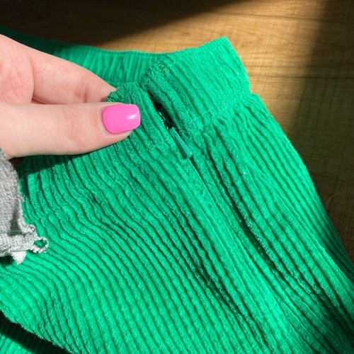 Aerie size medium green corduroy micro mini skirt - Picture 7 of 7