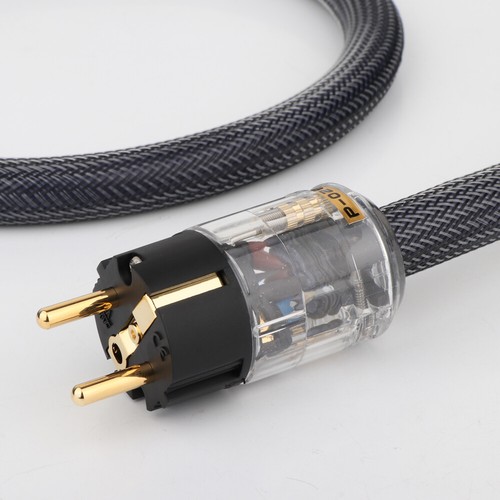 Cavo di alimentazione audio HIFI 4 quadrati spina EU/US/AU cavo di alimentazione puro rame interconnessione - Foto 8 di 28