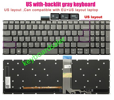 US Backlit Keyboard For Lenovo Yoga Slim 7-15IIL05 7-15IMH05 7-15ITL05 laptop