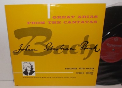 PVL 7059 JS Bach Arias From The Cantatas Hildegarde Rossl-Majdan & Hugues Cuenod