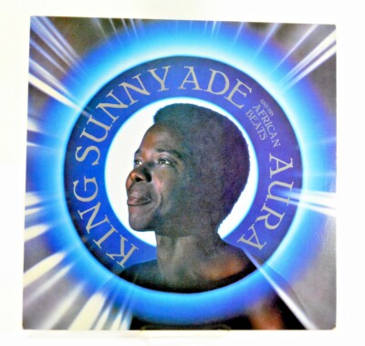 King Sunny Adé Aura サイン入りレコード King Sunny Adé, AURA 1984, Island 90177-1 Visionary Meld of