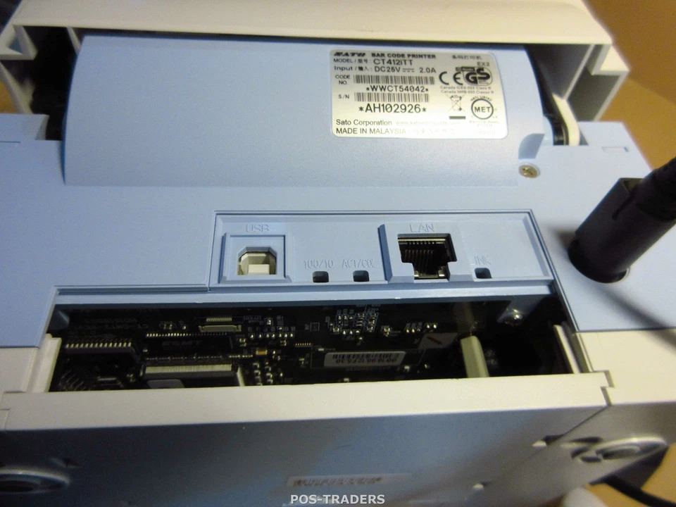SATO CT412iTT Network + USB Thermal 104mm Label Printer 305dpi Drucker PRINTS OK - Bild 3 von 4