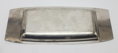 Vintage MCM Stanley Roberts Stainless Butter Dish W/Lid, serving tray, S&P Shake - 第 7/8 張圖片
