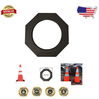 Weather-Resistant 7 lb Traffic Cone Weight for Enhanced Stability and Safety