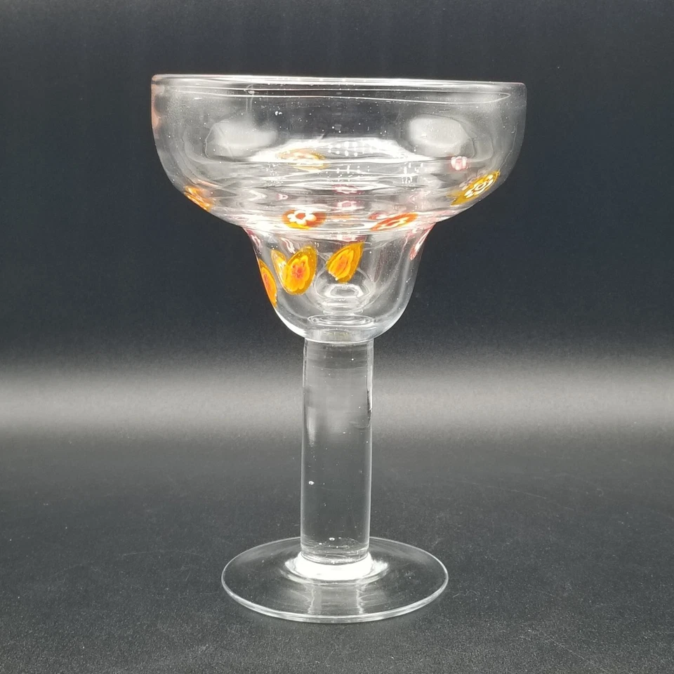 Juego de 3 vasos de cristal SPREE Millefiori Margarita de caja y barril Foto 3 de 4