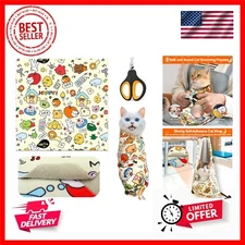 Cat Grooming Supplies - Cat Wrap for Cutting Nails with Cat Nail Clipper, Cat...