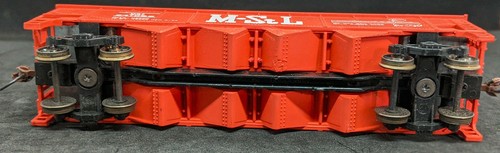BACHMANN M & StL 541085 4-BAY RED HOPPER CAR HO Scale. VINTAGE - Picture 4 of 13