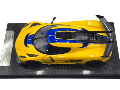 FrontiArt Koenigsegg Jesko Swedish Flag Yellow - Limited 500 pcs w