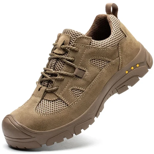 Scarpe Antinfortunistiche Uomo Estive Punta Acciaio Protezione Scarpe da Lavoro Traspiranti - Foto 10 di 32