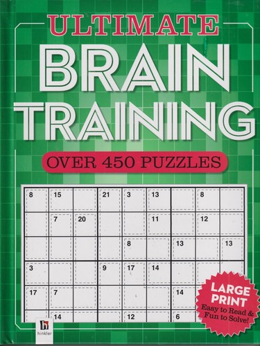 Ultimate Brain Training (Large Print)(Hardcover: Pencil Puzzles, Brain Training) - Picture 1 of 2
