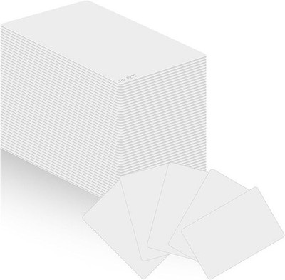 500 Stück  NTAG 215 NFC CR 80  Karten: 85,5 × 54 mm NFC Weiß Karten Blanko