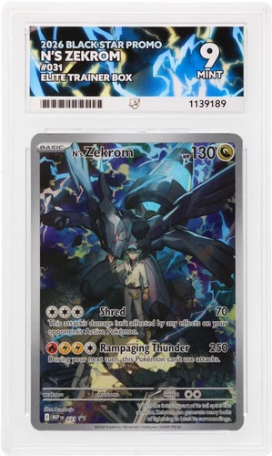 ACE 9 N's Zekrom MEP 031 Black Star Promo Pokemon Mint