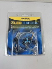 Antec TriCool 80mm Blue LED Case Fan - 3-Speed Switch - Brand New/NOS