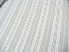 toile à matelas ancienne vintage  à décors de rayures 1,50 m x 3,98 m