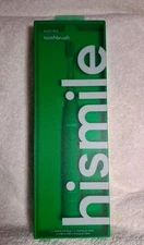 Hismile Electric Toothbrush W Charger, 3 Modes, Timer, Replace Head In Green NEW