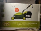 SunJoe Mow Joe  14" Blade 12 Amp Electric Battery Lawn Mower Mulcher MJ403E New