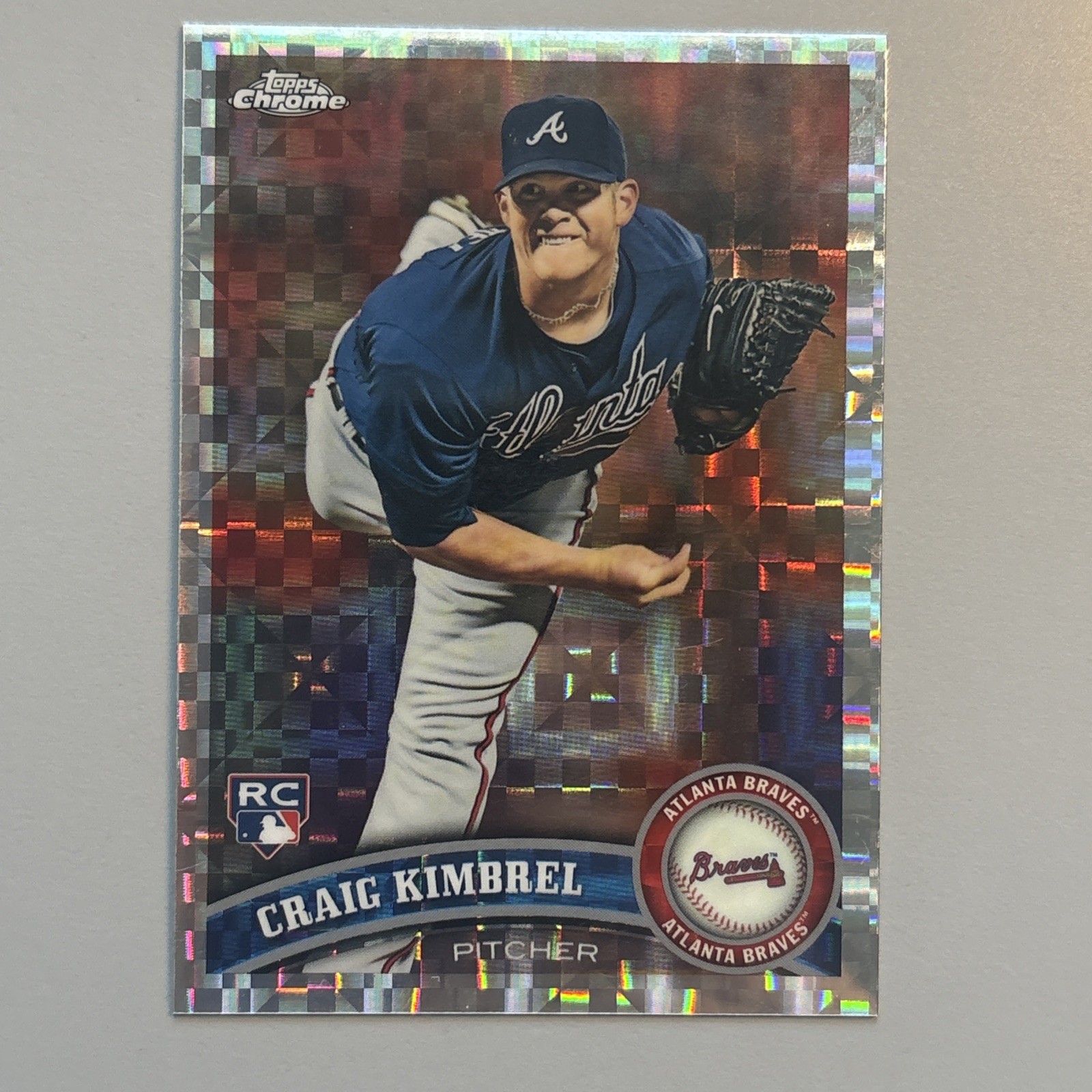 2011 Topps Chrome Retail X-Fractor Craig Kimbrel #195 Rookie RC