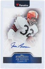 Jim Brown Cleveland Browns Signed 2011 Topps Precision Signed #PCRA-JBR Card