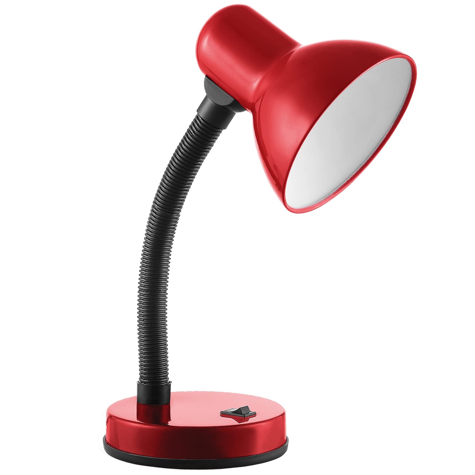 Lampe de bureau en acier FUPI 10W E27, luminaire robuste au design épuré