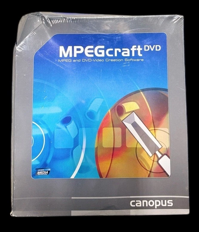 Canopus Software, Mpeg CraftDVD - Nuevo software de colección - Envuelto retráctil