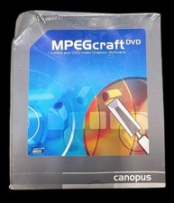 Canopus Software, Mpeg CraftDVD - New Vintage Software - Shrink Wrapped