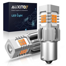 Auxito Led Front Rear Turn Signal Light Bulbs 1156 7506 Ba15s Amber Error Free Auxito Led Front Rear Turn Signal Light Bulbs 1156 7506 Ba15s Amber Error Free