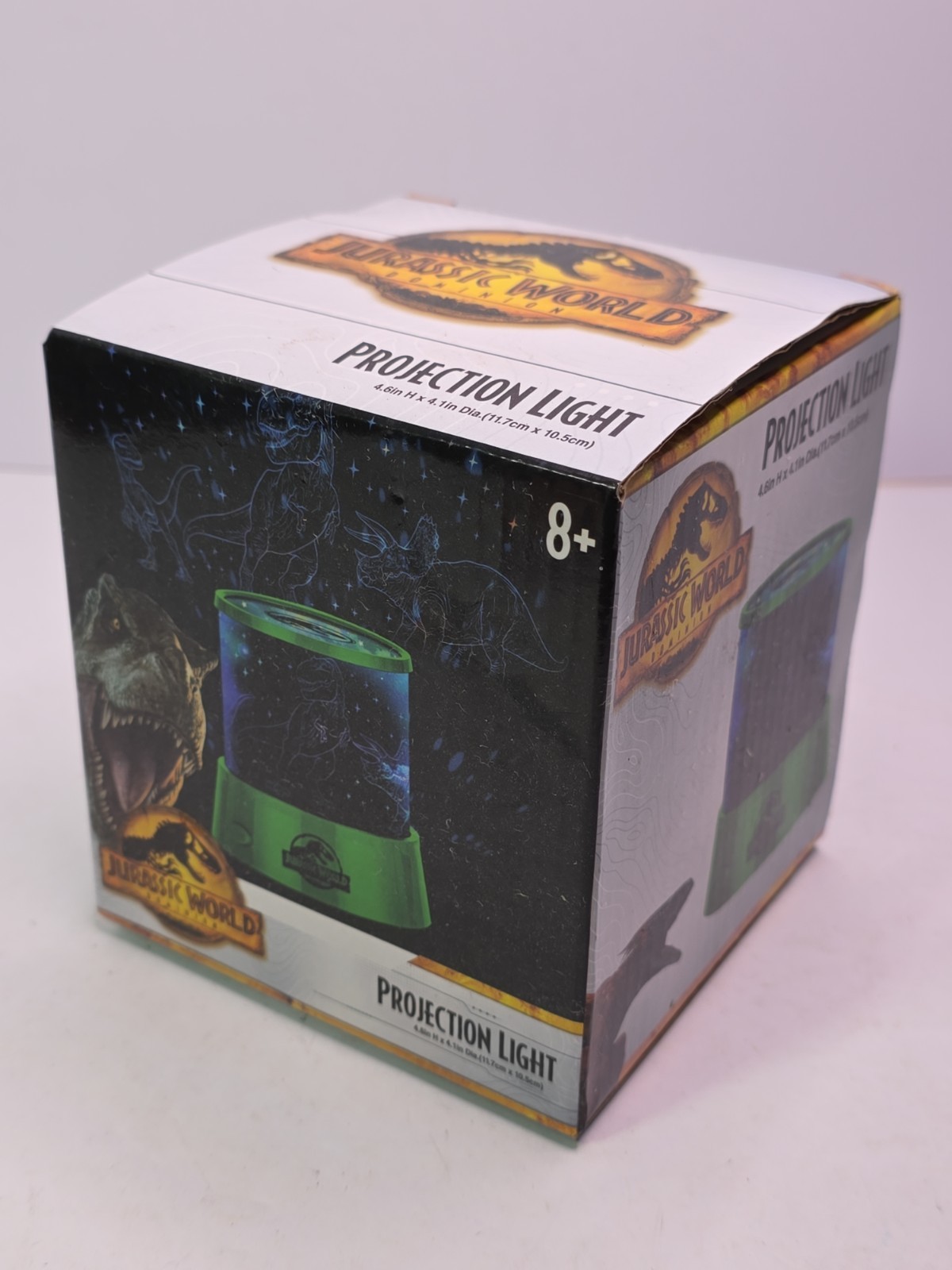 Jurassic Park Dominion Projection Light Lamp 4.6"x4.1" Green Idea Nuova New