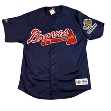 Majestic Atlanta Braves 1995 World Series Champions Baseball Jersey XL