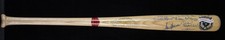 HALL OF FAME BASEBALL - BASEBALL BAT SIGNED WITH CO-SIGNERS