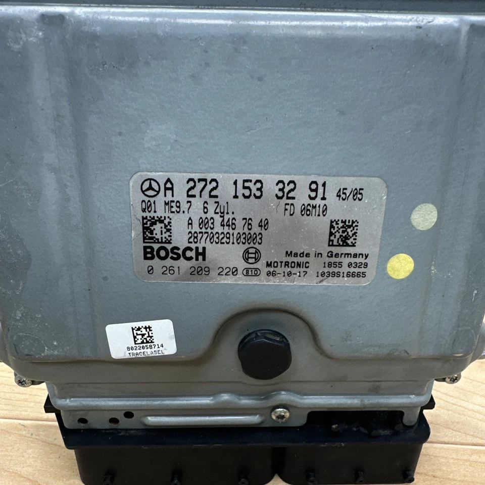 2006-2008 梅赛德斯-奔驰 E350 C350 CLK350 发动机控制模块 ECM 2721533291 — 第 2/3 张图片