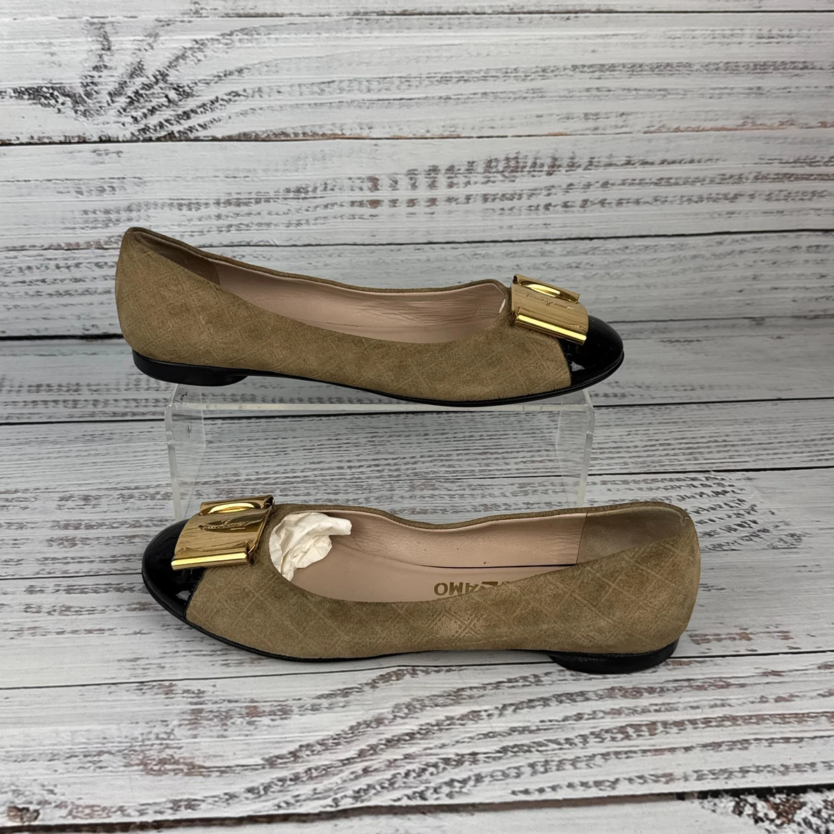 Salvatore Ferragamo Vara Flats for Women for sale | eBay