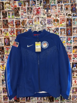 Nike Paris 2024 Team Issued USA Olympics Podium Jacket DZ3572-492 Womens Small