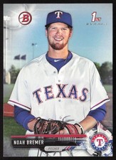 2017 Bowman Draft Noah Bremer #BD-127 Texas Rangers